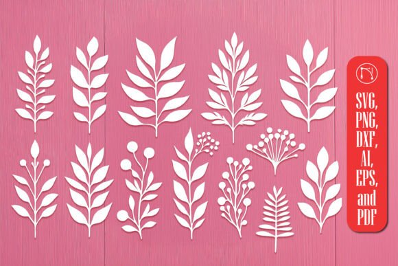 Download Cricut Natural Shapes Plant SVG Cut File - Plant Collection