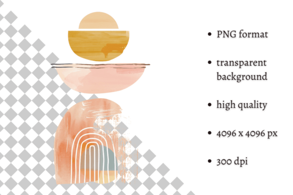 Download Abstract Boho Shape PNG Clipart - Abstract boho Collection