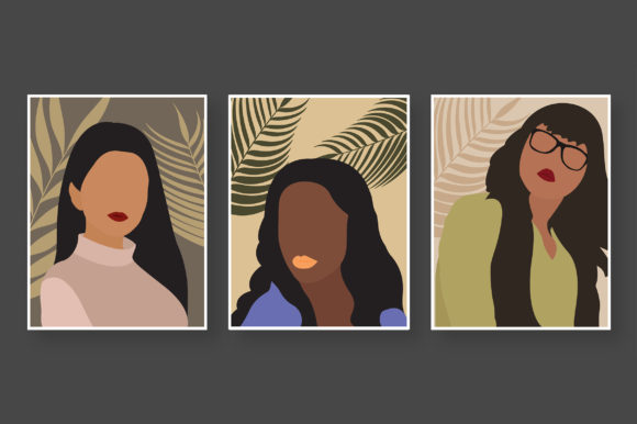 Download Abstract Boho Style Modern Illustration - Premium Bundle