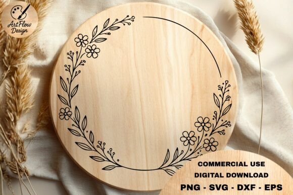 Download Floral Circle Frame SVG - Frame Collection