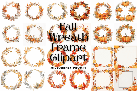 Download Prompt for Fall Wreath Frame Clipart - Frame Collection
