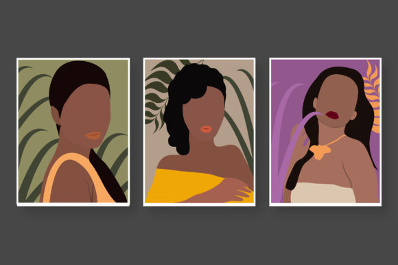 Download Abstract Boho Style Illustration Vector - Premium Bundle