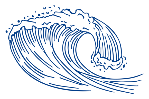 Download Surf Wave Hand Drawn Sketch. Sea Storm - Sea Collection