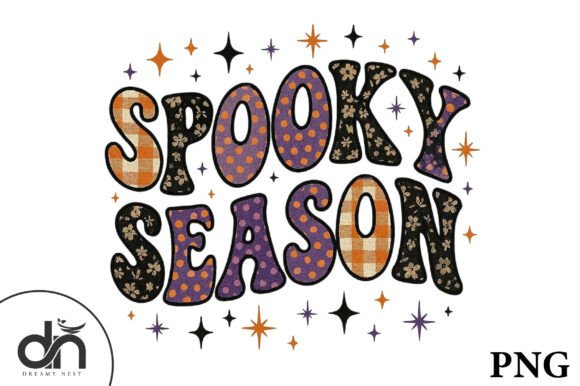 Download Spooky Season Halloween Patchwork PNG - Sea Collection