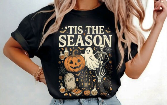 Download Tis the Season Halloween T-shirt Png - Sea Collection