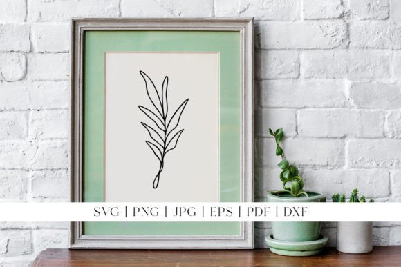 Download Leaf Line Art | Botanical Plant Design - Plant Collection