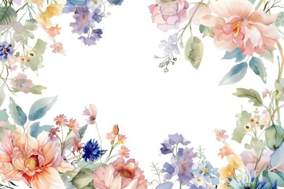 Download Watercolor Wedding Frame - Frame Collection