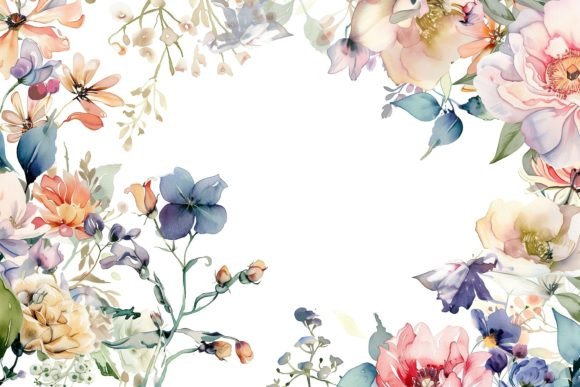 Download Floral Wedding Frame - Frame Collection