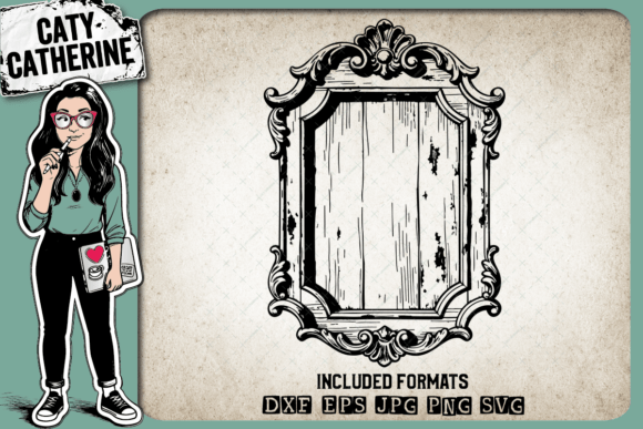 Download Rustic Wooden Ornate Frame – Home Decor - Frame Collection