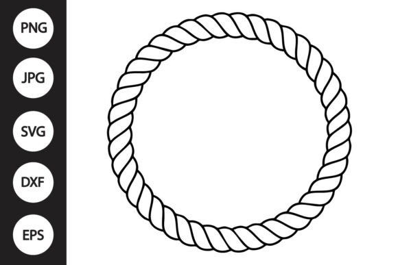 Download Rope Circle Frame SVG - Frame Collection