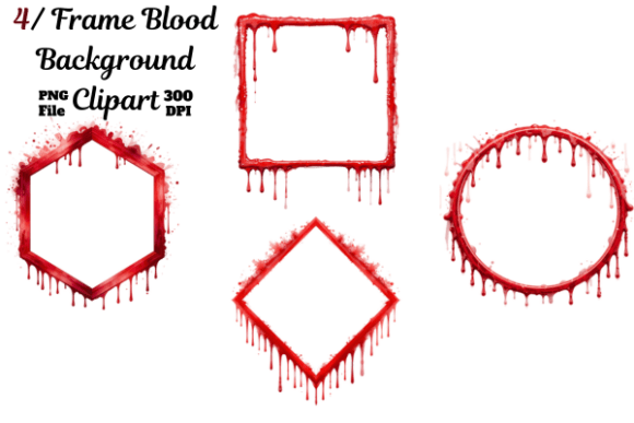 Download Frame Blood Background Clipart - Frame Collection