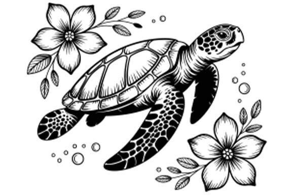 Download Cool Sea Turtle Svg, Cricut Sea Turtle - Sea Collection